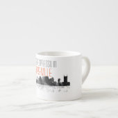 NASHVILLE, TENNESSEE SKYLINE ESPRESSO KOP (Voorkant rechts)