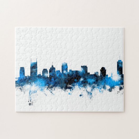 Nashville Tennessee Skyline Legpuzzel (Horizontaal)