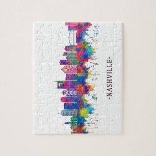 Nashville Tennessee Skyline Legpuzzel