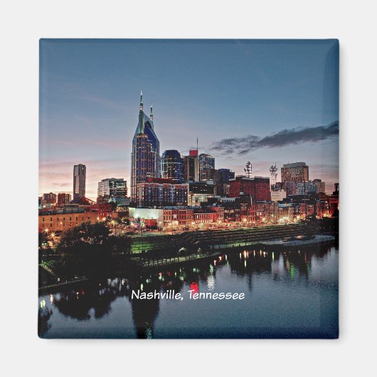 Nashville, Tennessee skyline Magneet (Voorkant)