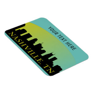Nashville, Tennessee Skyline Magneet