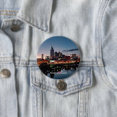 Nashville, Tennessee skyline Ronde Button 7,6 Cm (In situ)
