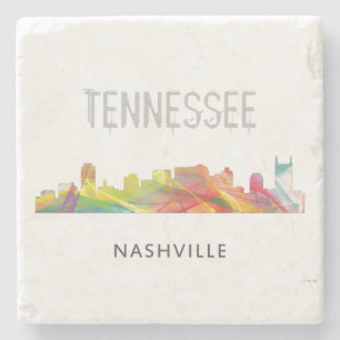 NASHVILLE, TENNESSEE SKYLINE WB1 - STENEN ONDERZETTER