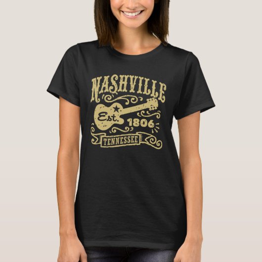 Nashville Tennessee T-shirt (Voorkant)