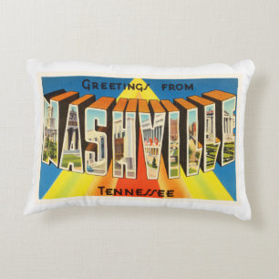Nashville Tennessee TN Old Vintage Travel Souvenir Decoratief Kussen