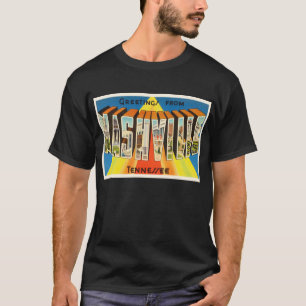 Nashville Tennessee TN Old Vintage Travel Souvenir T-shirt