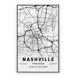 Nashville Tennessee USA Travel City Map Magneet