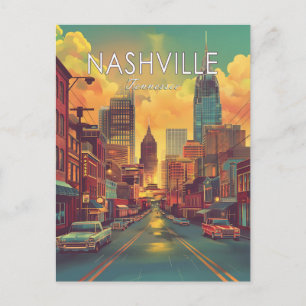 Nashville Tennessee Vintage Reizen Briefkaart
