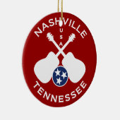 Nashville, Tennessee VS Keramisch Ornament (Rechts)