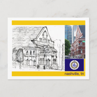 Nashville TN: Ansichtkaart Briefkaart