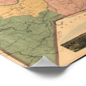 Nashville TN Historic Map Poster (Hoek)