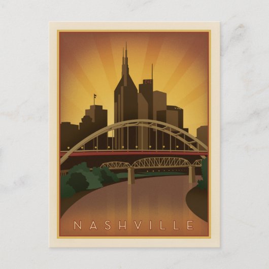 Nashville, TN - Legacy Bridges Briefkaart (Voorkant)