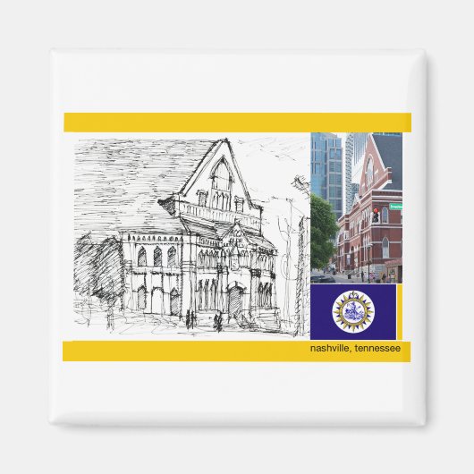 Nashville TN : Magnet (Devant)