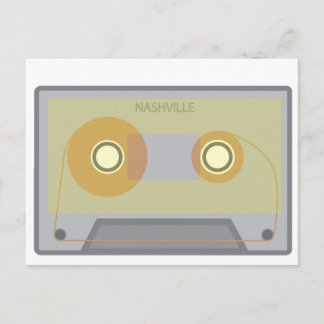 Nashville, TN  Music City Cassette Briefkaart