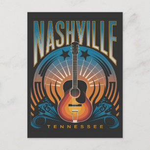 Nashville, TN - Music City, Verenigde Staten Feestdagenkaart