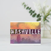 Nashville, TN Retro Briefkaart (Staand voorkant)