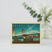 Nashville, TN - Shelby St. Bridge Briefkaart (Staand voorkant)