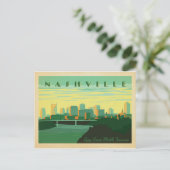 Nashville, TN - Skyline Briefkaart (Staand voorkant)