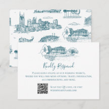 Nashville Toile Twilight op Wit