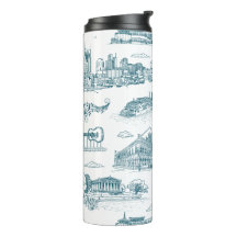 Nashville Toile Twilight op Wit