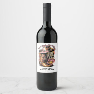 Nashville vrijgezellenfeest wijn etiket