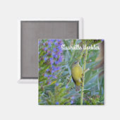 Nashville Warbler Magneet (Voorkant / Achterkant)