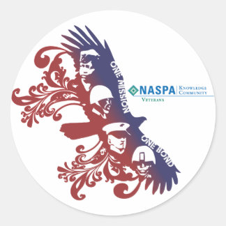 NASPA 2010-stickers Ronde Sticker