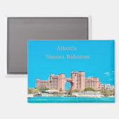 Nassau, Bahamas Atlantis Collectible Magnet (Recto/Verso)