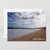 Nassau, Bahamas Beach Briefkaart (Voorkant / Achterkant)
