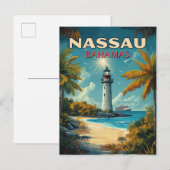  Nassau Bahama's Briefkaart (Voorkant / Achterkant)