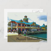 Nassau Bahamas Briefkaart (Voorkant / Achterkant)