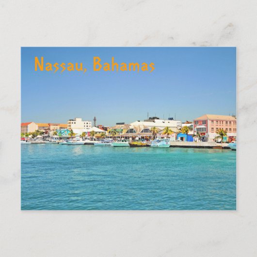 Nassau, Bahamas Briefkaart (Voorkant)