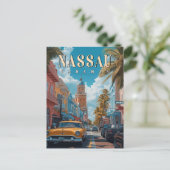 Nassau Bahamas briefkaart - Classic Tropical (Staand voorkant)