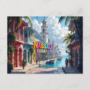 Nassau bahamas dromen briefkaart