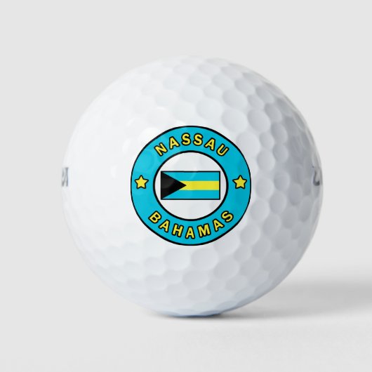 Nassau Bahamas Golfballen (Voorkant)