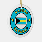 Nassau Bahamas Keramisch Ornament (Rechts)
