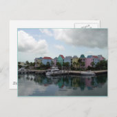 Nassau Bahamas marina briefkaart (Voorkant / Achterkant)