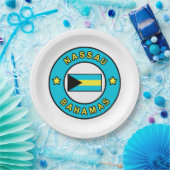 Nassau Bahamas Papieren Bordje (Feest)