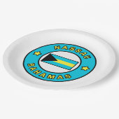 Nassau Bahamas Papieren Bordje (Gekanteld)