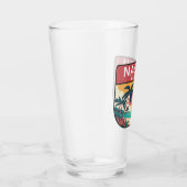 Nassau Bahamas Retro Embleem Glas (Rechts)