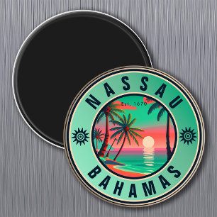 Nassau Bahamas Retro Zeemeeuw Souvenir jaren 1950 Magneet