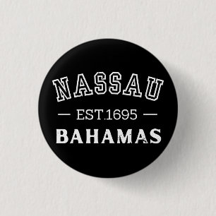 Nassau Bahamas Ronde Button 3,2 Cm