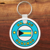 Nassau Bahamas Sleutelhanger (Voorkant)