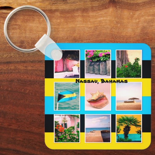 Nassau, Bahamas Sleutelhanger (Voorkant)