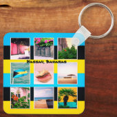 Nassau, Bahamas Sleutelhanger (Achterkant)