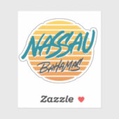Nassau Bahamas Sticker (Vel)