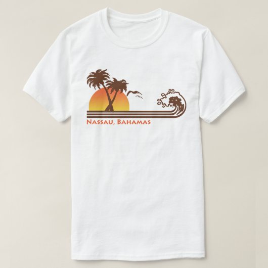 Nassau Bahamas T-shirt (Design voorkant)