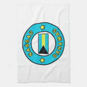 Nassau Bahamas Theedoek (Verticaal)