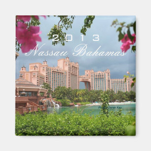 Nassau Bahamas Travel Photo Souvenir Fridge Magnet Magneet