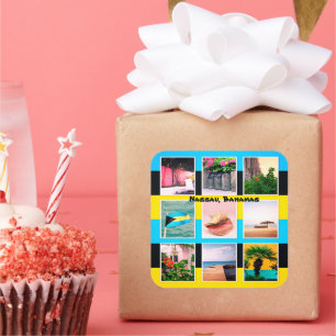 Nassau, Bahamas Vierkante Sticker